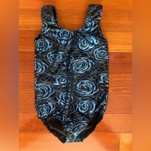 Floral Gymnastics Leotard-size 9/10